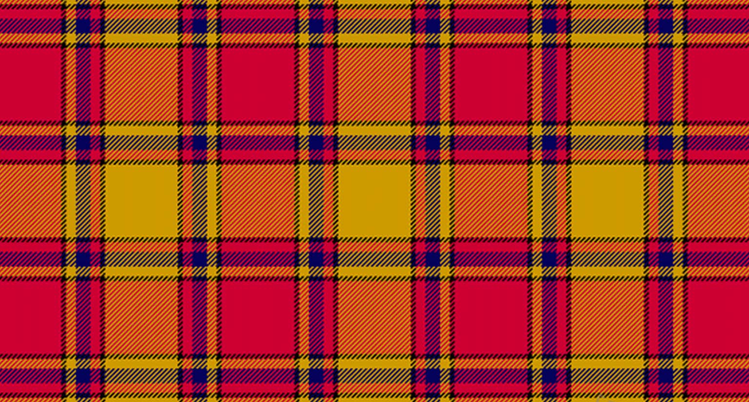 Scrymgeour Tartan Gold Courage Symbol Blanket