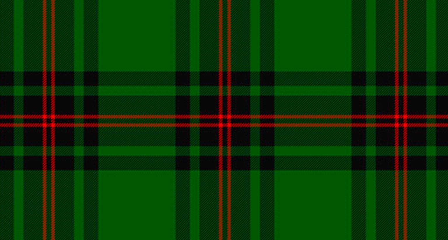 Lundin Tartan Crest Black Garden Flag
