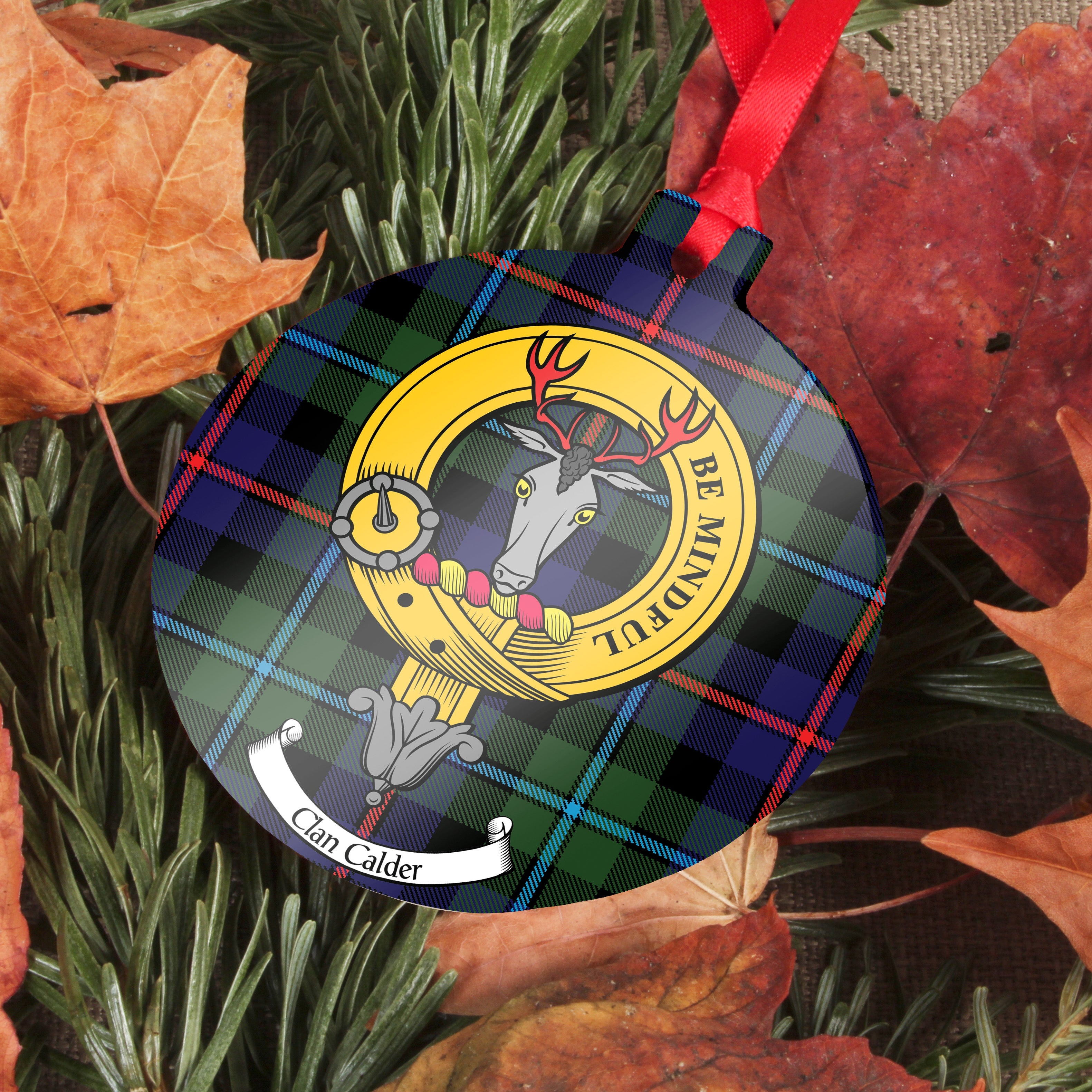 Calder Tartan Crest Classic Cap