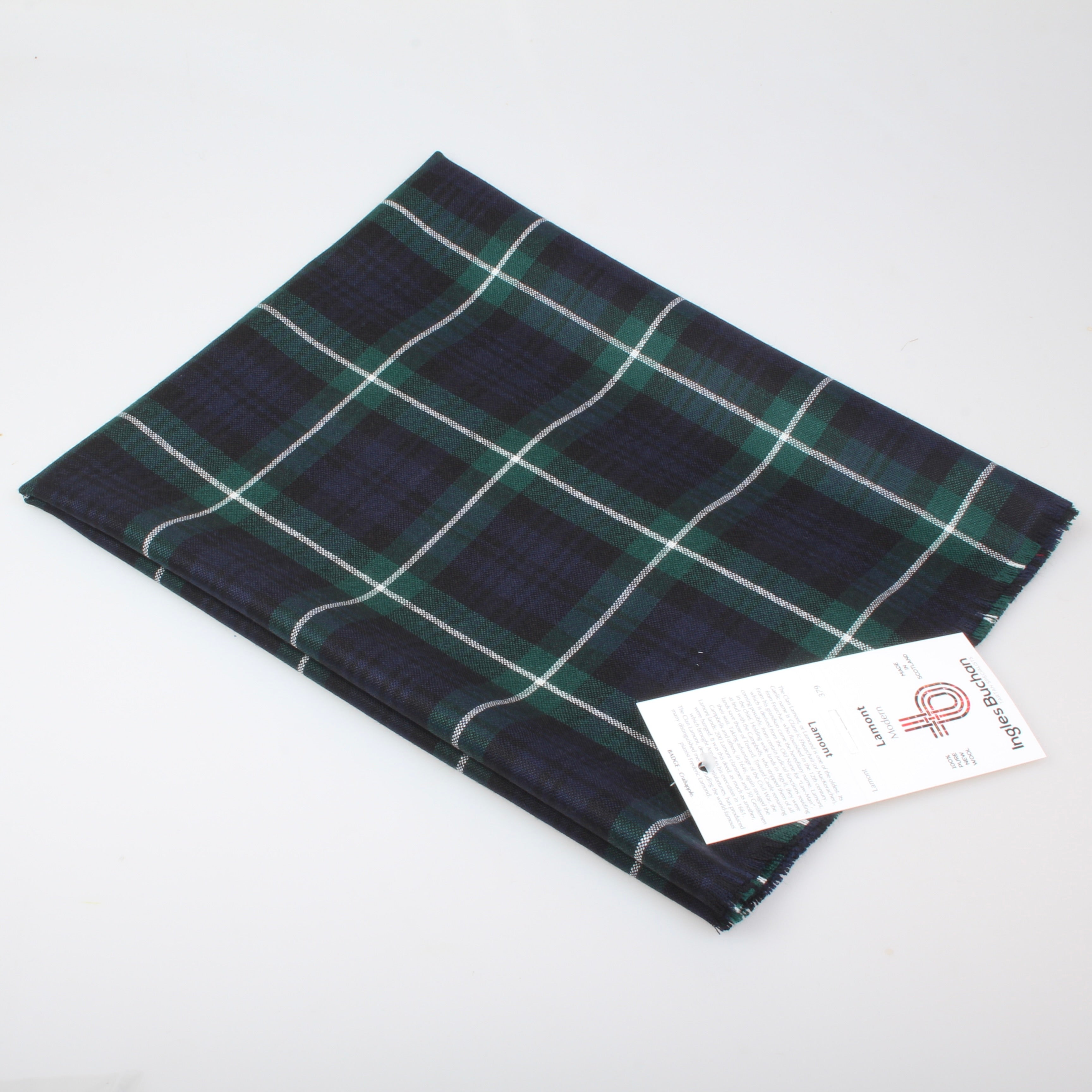 Lamont Modern Tartan Crest Neck Gaiter - Bandana