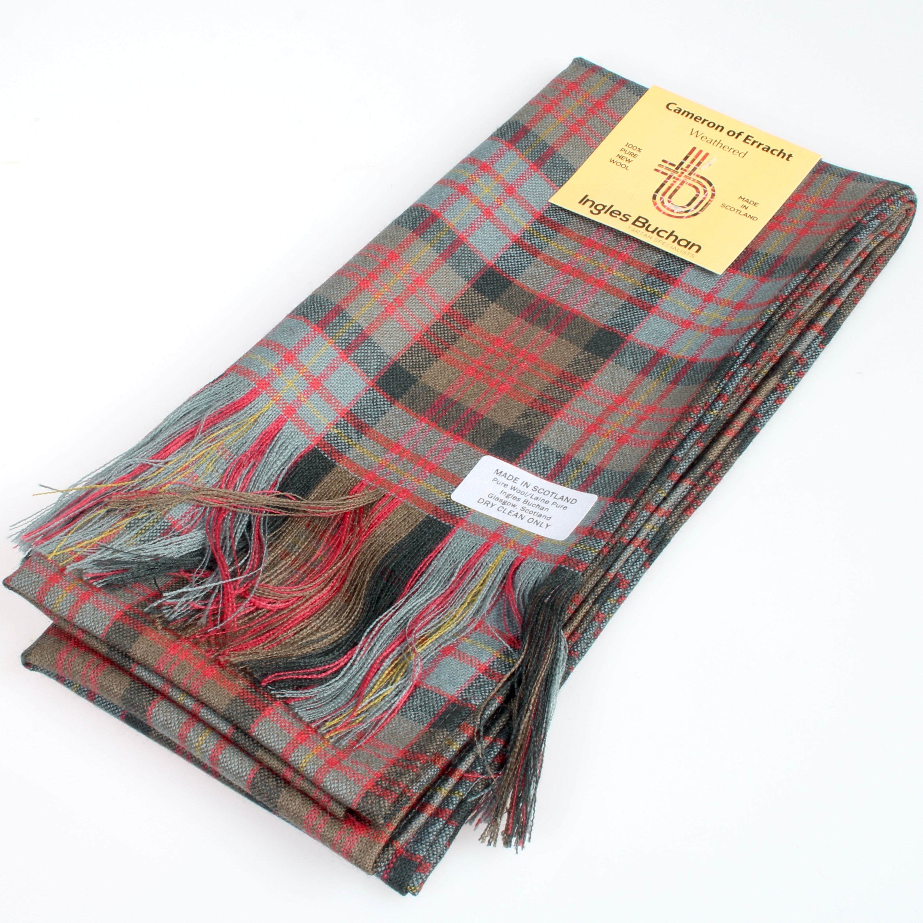 Cameron Of Erracht Wool factory Tartan Blanket Throw Brand New