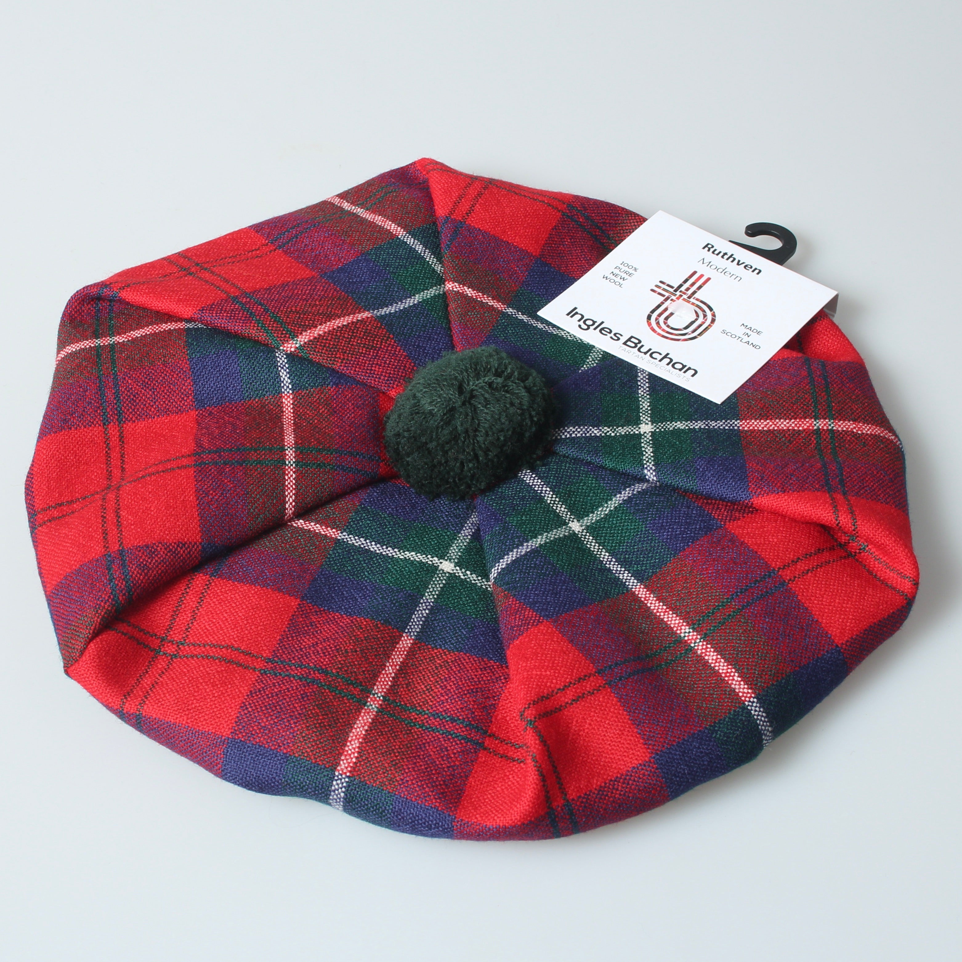 Ruthven Modern Tartan Crest Premium Quilt - Gold Thistle Style main image 1