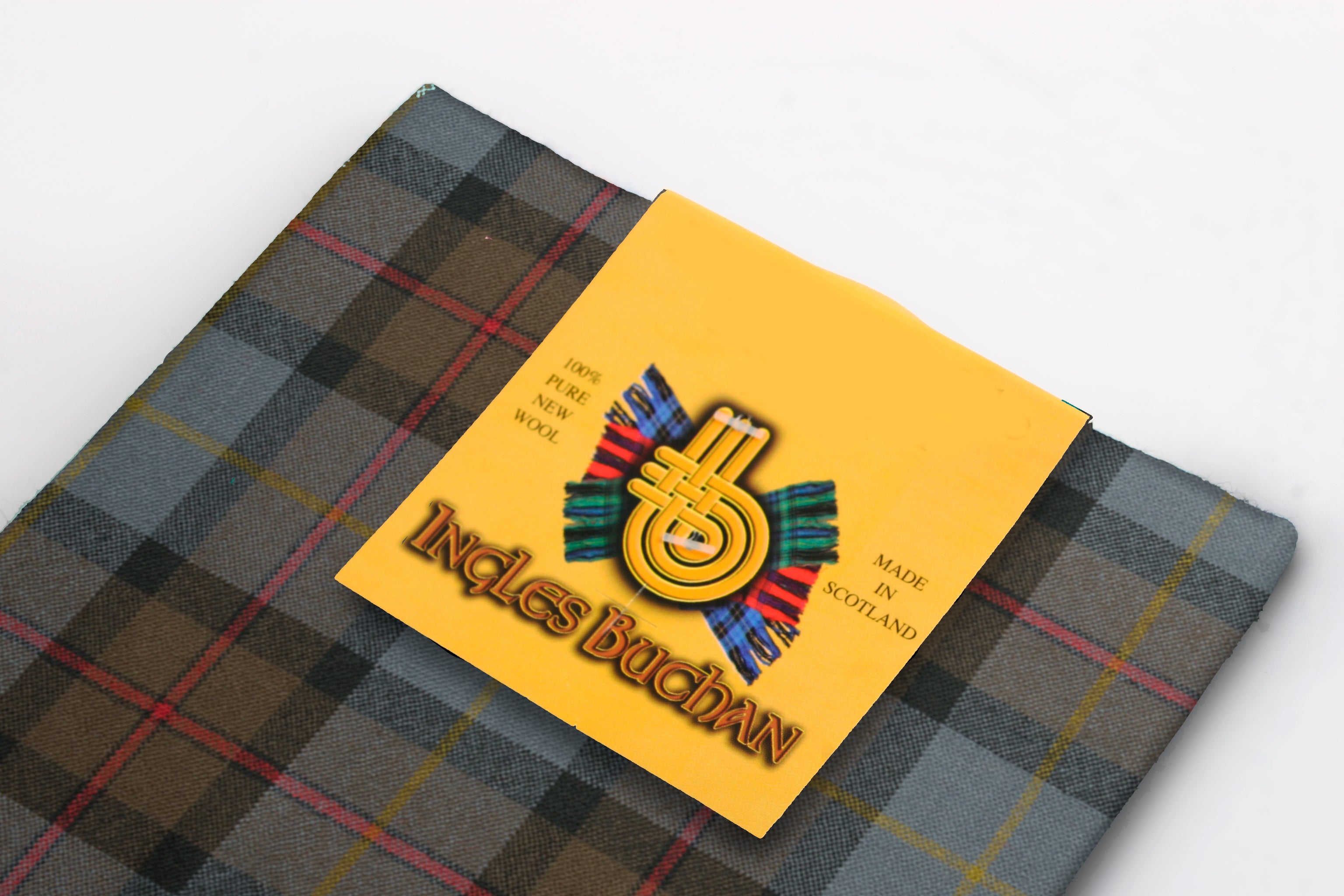 McLeod of Harris Weathered Tartan Crest Garden Flag