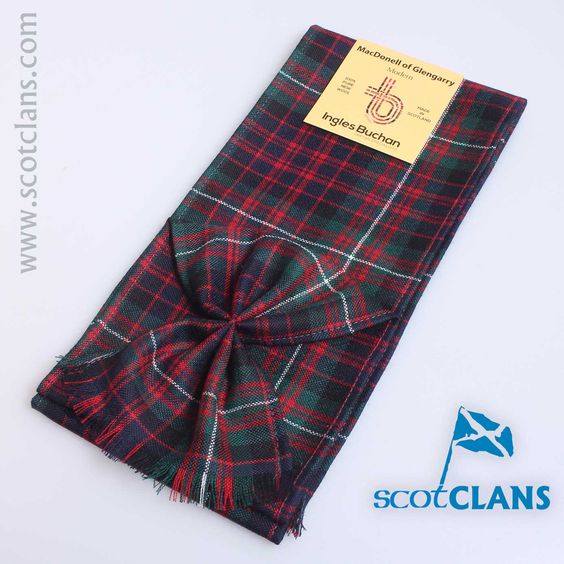 MacDonnell of Glengarry Modern Tartan Crest Quilt