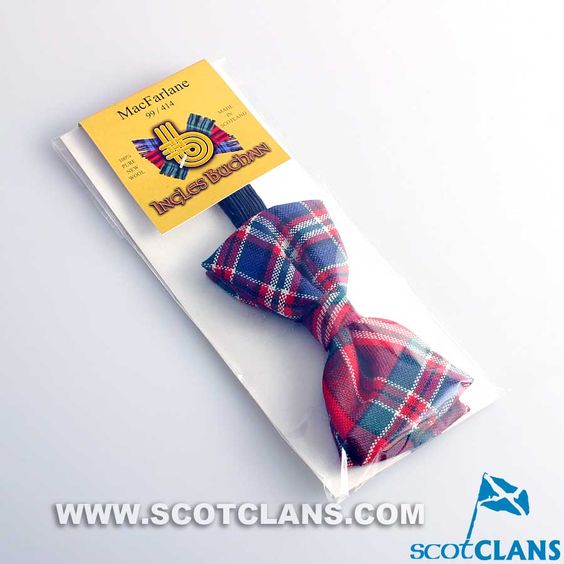 MacFarlane Hunting Ancient Tartan Bow Tie main image 0