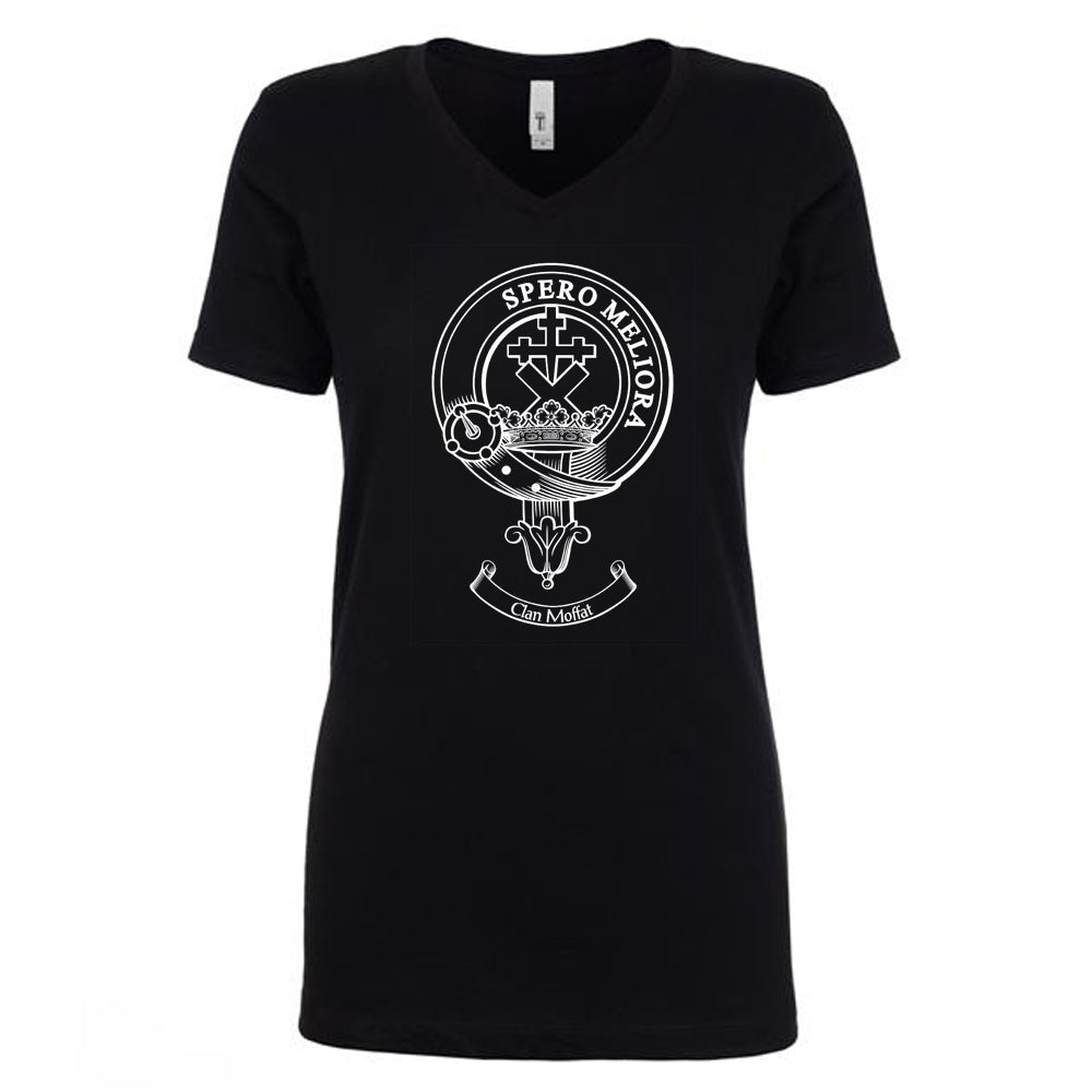 Moffat Modern Tartan Polo Shirt - Royal Coat Of Arms Style main image 1