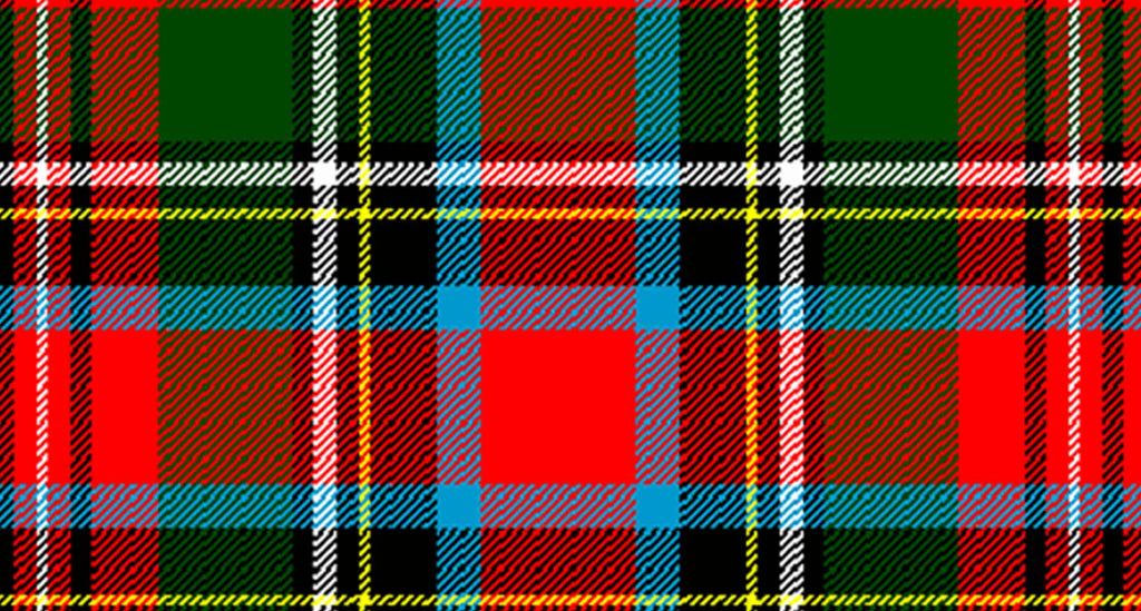 Royal Stewart Tartan Clan Plaid Red Green Blue Art Board Print