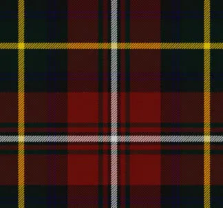 Tartan Handfasting Ribbon - Pointed