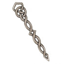Antique Argyll Interlace Celtic Kilt Pin by Art Pewter, showcasing intricate Celtic design, perfect for adding a touch of heritage style to your outfit.