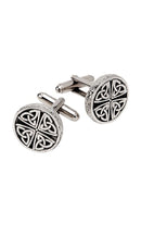 The Celtic 2 Piece Mechanical Pocket Watch cufflinks, adding a touch of elegance to any formal outfit.