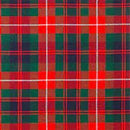 Colorful rolls of Heavyweight Tartan Material 16oz Wool 'Strome' ready to be custom cut for bespoke garments.