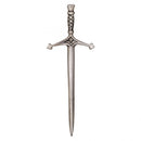 Detailed view of the Bruce Kilt Pin featuring intricate design by Art Pewter, ideal for kilt accessories.