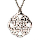 Eternity Pendant - Handmade Celtic design in lead-free pewter, 1 inch (2.5cm) diameter, crafted in Scotland.