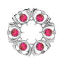 Artfully crafted Dancers Thistle Plaid Brooch with intricate detailing, perfect for collectors.