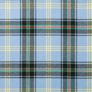 Luxury Tartan Handfasting Ribbon with Embroidery showcasing its rich fabric and exquisite gold rope piping detail.