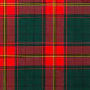 Tartan Square Tie Slide displayed elegantly with a classic tartan background.