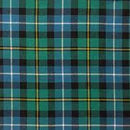 Close-up of the Handmade Scotty Keyring featuring intricate tartan fabric and decorative ribbon.