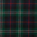 Close-up of The Laird Hooded Scarf Cape's luxurious tartan fabric, highlighting the quality craftsmanship and intricate patterns.