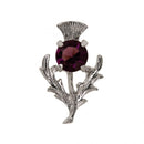 Scottish Thistle Brooch handmade in Scotland, measuring 5/8" x 1"
