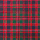 The Luxury Tartan Handfasting Ribbon with Embroidery folded elegantly, ready for personalization with custom embroidery.