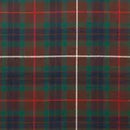 Elegant Tartan Poncho - Reiver draped over a model, illustrating its lightweight fabric and beautiful fit.