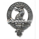 Baird Clan Crest Badge in Pewter, a beautifully crafted 40mm badge showcasing the Baird clan affiliation, designed with intricate details and palladium coating for durability.
