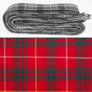 Wool Strip Ribbon in Bruce Modern Tartan featuring luxurious wool texture and vibrant tartan patterns, perfect for weddings and craft projects.