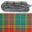 Wool Strip Ribbon in Buchanan Old Tartan - 5 Strips showcasing high-quality fine weight wool, perfect for wedding trimmings and DIY projects.