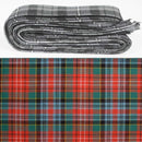 Wool Strip Ribbon in Caledonia Ancient Tartan - 5 Strips, Choose your Width, perfect for weddings and special occasions, showing unique wool tartan patterns and rustic charm.