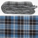 Wool Strip Ribbon in Clark Ancient Tartan - Versatile wool tartan strips perfect for weddings and crafts.