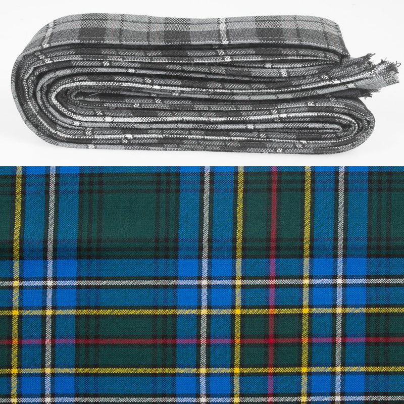 Wool Strip Ribbon in Cockburn Modern Tartan - 5 Strips, Choose your Width