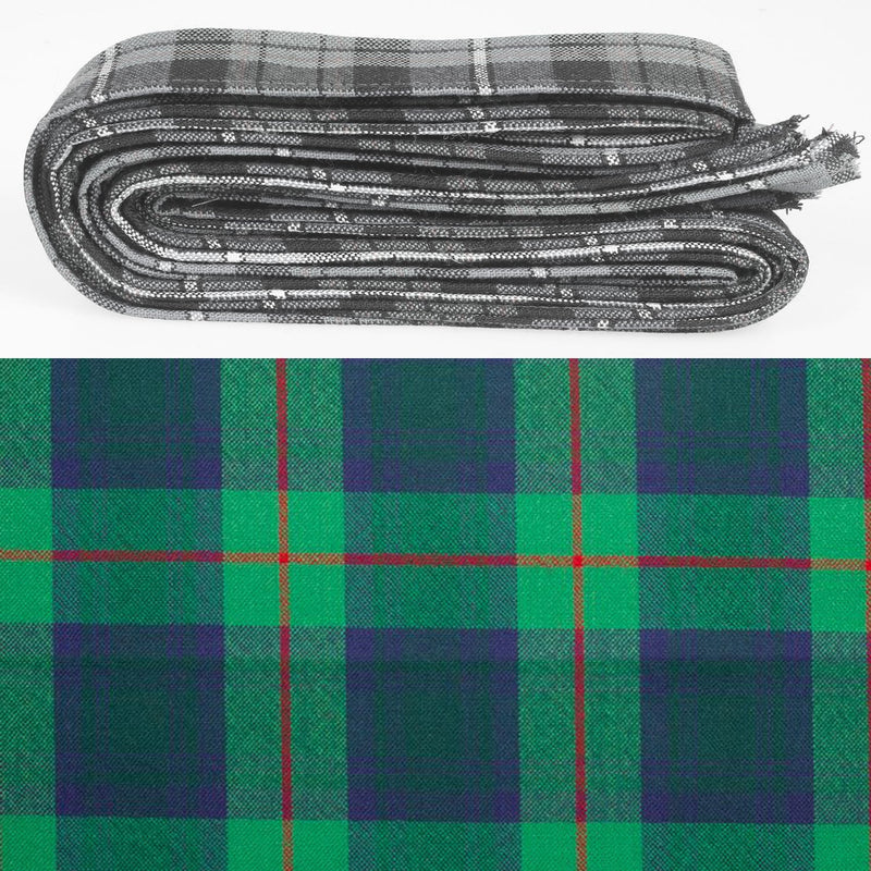 Wool Strip Ribbon in Cranston Tartan - 5 Strips, Choose your Width