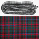 Wool Strip Ribbon in Cumming Hunting Modern Tartan - 5 Strips, Choose your Width, perfect for weddings and versatile decorations.