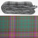 Wool Strip Ribbon in Dalriada Tartan - 5 Strips, Choose your Width, perfect for wedding trimmings and decorations.