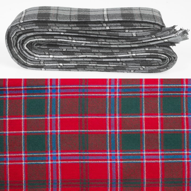 Wool Strip Ribbon in Dalziel Modern Tartan - 5 Strips, Choose your Width