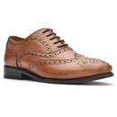 Day Brogues by Thistle Shoes showcasing classic Oxford design in matte calf leather with a Goodyear welted sole.