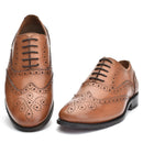 Close-up view of Day Brogues featuring high-quality leather lining for breathability and padded insole for comfort.