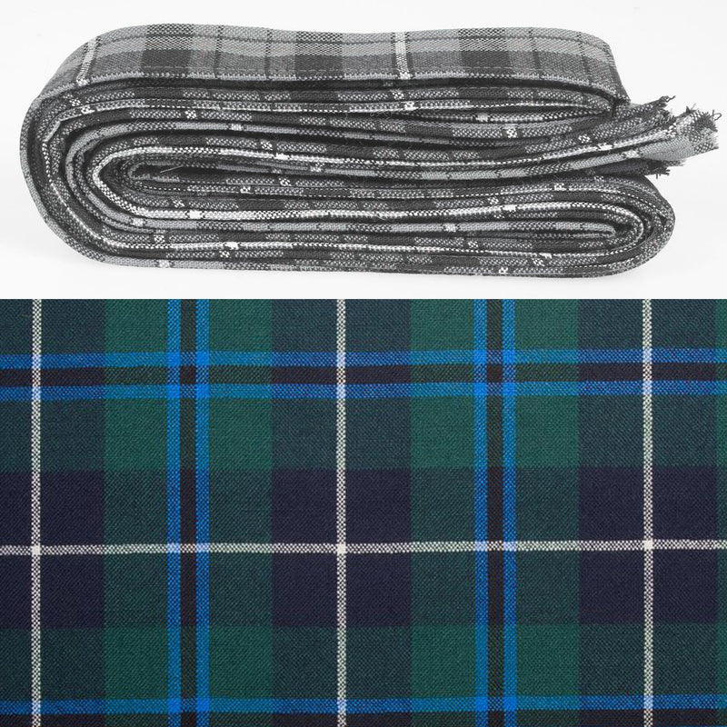 Wool Strip Ribbon in Douglas Modern Tartan - 5 Strips, Choose your Width