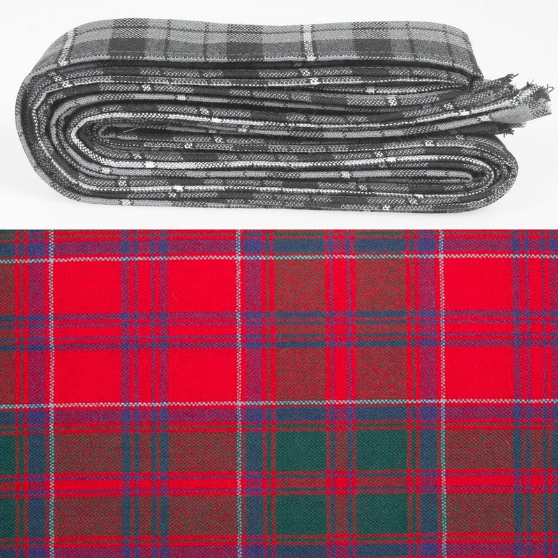 Wool Strip Ribbon in Drummond Modern Tartan - 5 Strips, Choose your Width