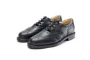 Endrick Ghillie Brogues featuring a full leather upper with synthetic linings, perfect for formal events or marching.