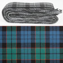Wool Strip Ribbon in Fletcher Ancient Tartan showcasing its beautiful pattern, ideal for weddings and various occasions, made from fine quality wool.