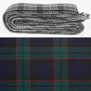 Wool Strip Ribbon in Fletcher Modern Tartan, featuring 5 strips with various widths, perfect for wedding trimmings and decorative uses.