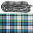 Wool Strip Ribbon in Gordon Dress Ancient Tartan - 5 Strips, Choose your Width, perfect for weddings and decorations, featuring fine weight wool and various tartan patterns.