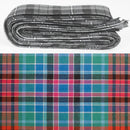 Wool Strip Ribbon in Gordon Red Ancient Tartan - 5 Strips, Choose your Width - Perfect for wedding decorations and various DIY projects.