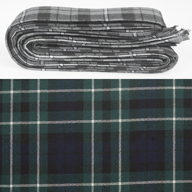 Wool Strip Ribbon in Graham of Montrose Modern Tartan - 5 Strips, Choose your Width