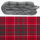 Wool Strip Ribbon in Grant Modern Tartan, perfect for weddings and versatile decorations, available in 5 strips and different widths.