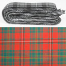 Wool Strip Ribbon in Hay Ancient Tartan - 5 Strips, Choose your Width, perfect for wedding trimmings, decorations, and versatile crafting projects.