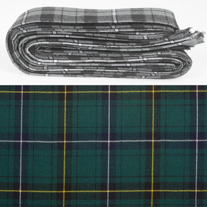 Wool Strip Ribbon in Henderson Modern Tartan - 5 Strips, Choose your Width