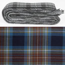 Wool Strip Ribbon in Holyrood Tartan, perfect for wedding trimmings and crafts, showcasing rich tartan patterns and quality wool material.