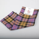 Close-up of the Scarf in Culloden Wool Tartan illustrating the fine wool texture and intricate tartan pattern, ideal for stylish outfits.
